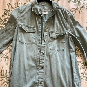 Madewell Olive Green Shirt